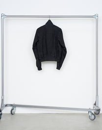 PANELED ZIP UP SWEAT SHIRT
