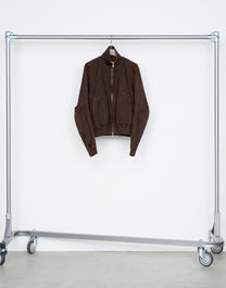 PANELED ZIP UP SWEAT SHIRT