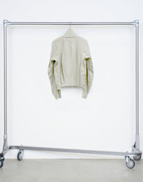 PANELED ZIP UP SWEAT SHIRT