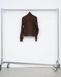 PANELED ZIP UP SWEAT SHIRT