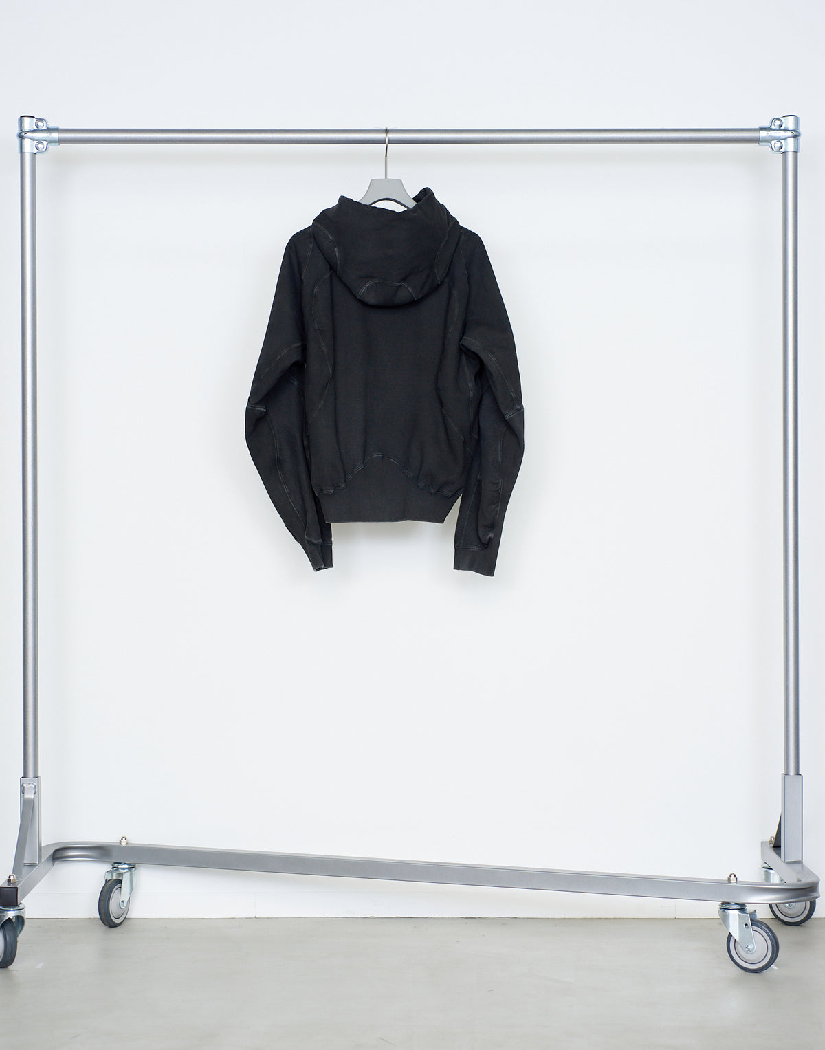 PANELED ZIP UP HOODIE