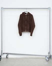 PANELED ZIP UP HOODIE