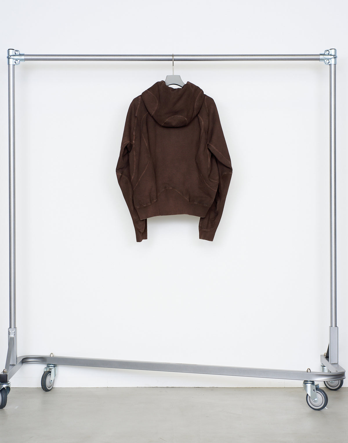 PANELED ZIP UP HOODIE