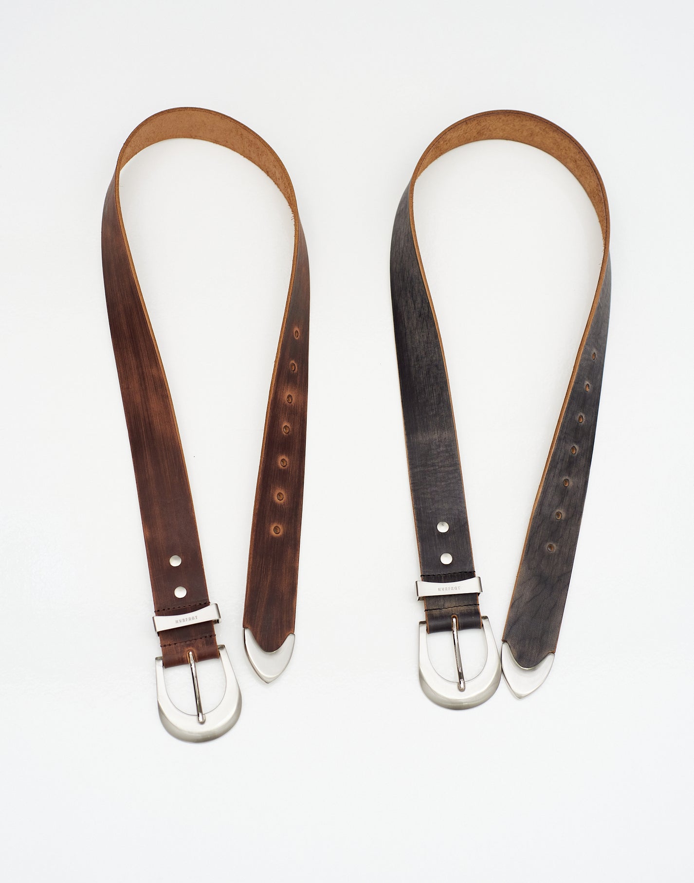 4C DISTRESSED LEATHER BELT