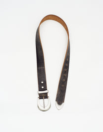 4C DISTRESSED LEATHER BELT