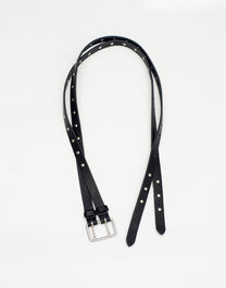 STUDDED DOUBLE PIN SPLIT
LEATHER BELT