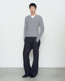 FITTED RIBBED TOP