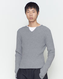 FITTED RIBBED TOP
