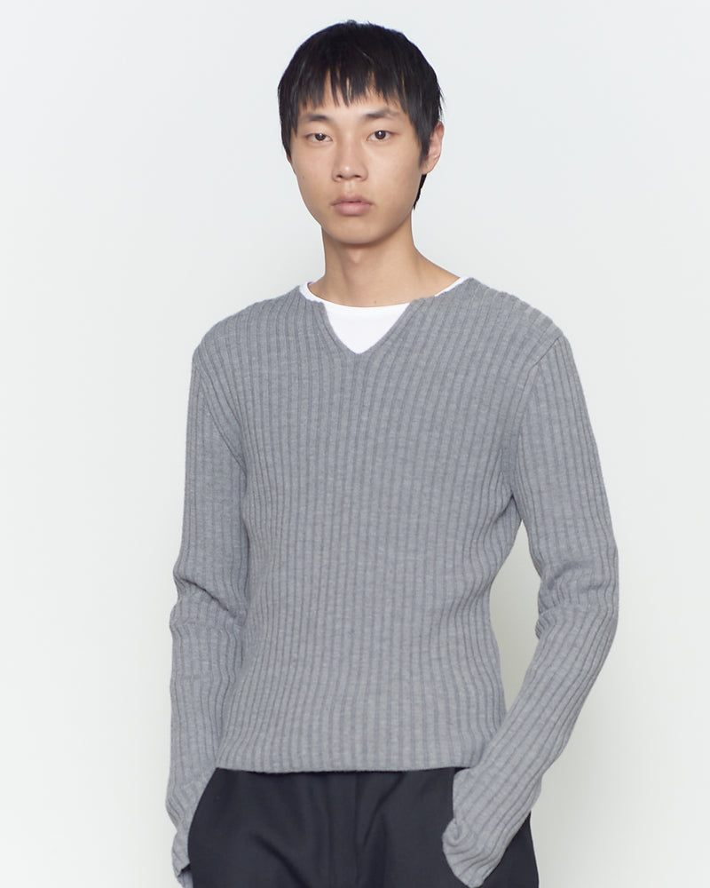 FITTED RIBBED TOP