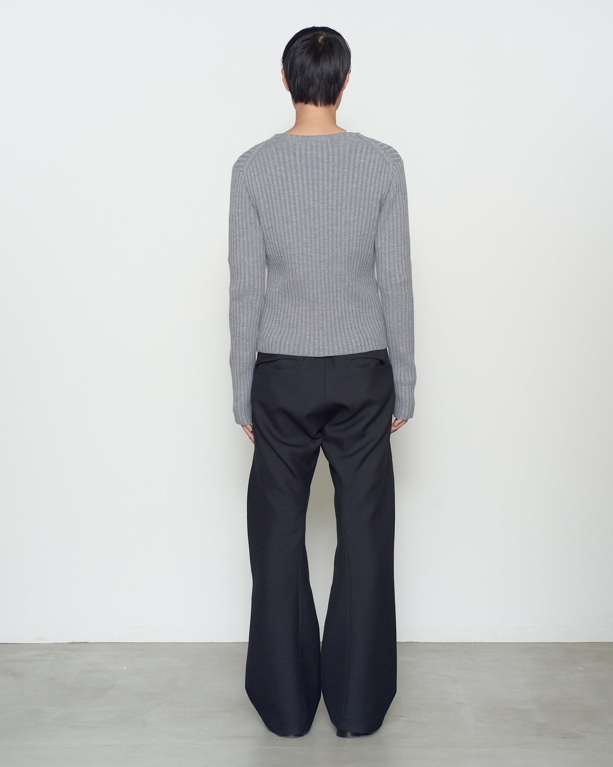 FITTED RIBBED TOP
