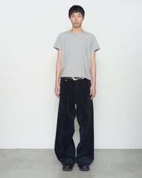 3D TWISTED WIDE LEG 5P PANTS