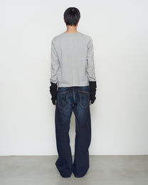 PANNELD LONG SLEEVE T-SHIRT