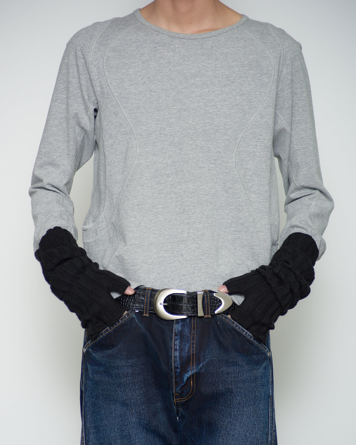RIBBED ARM WARMER