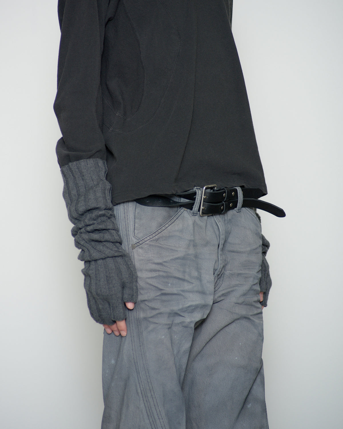 RIBBED ARM WARMER