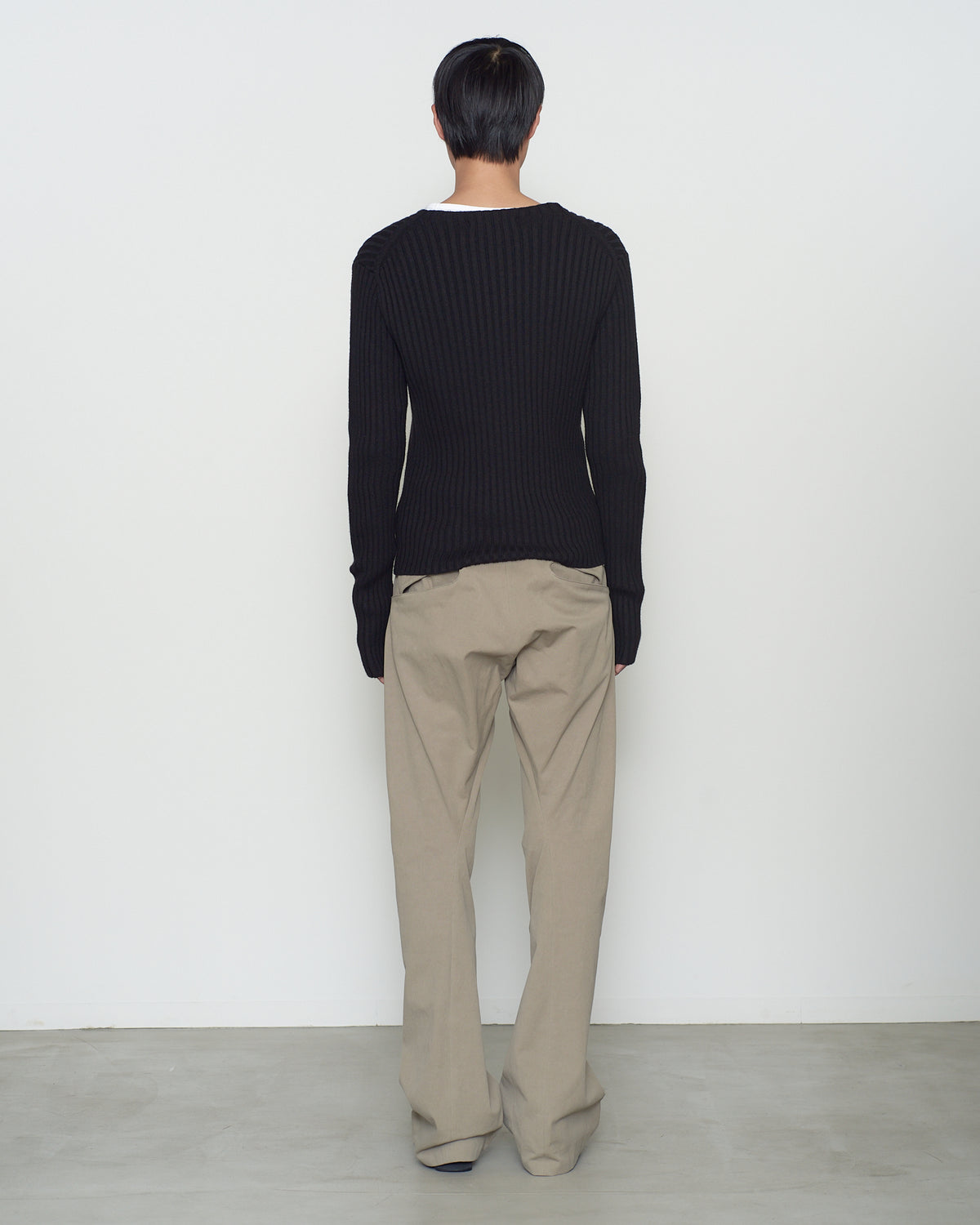 FITTED RIBBED TOP
