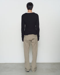 FITTED RIBBED TOP