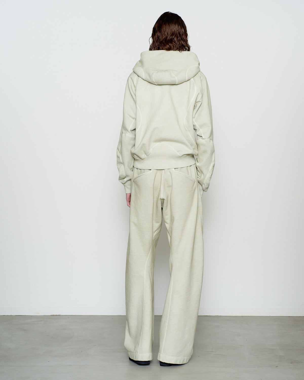 PANELED ZIP UP HOODIE