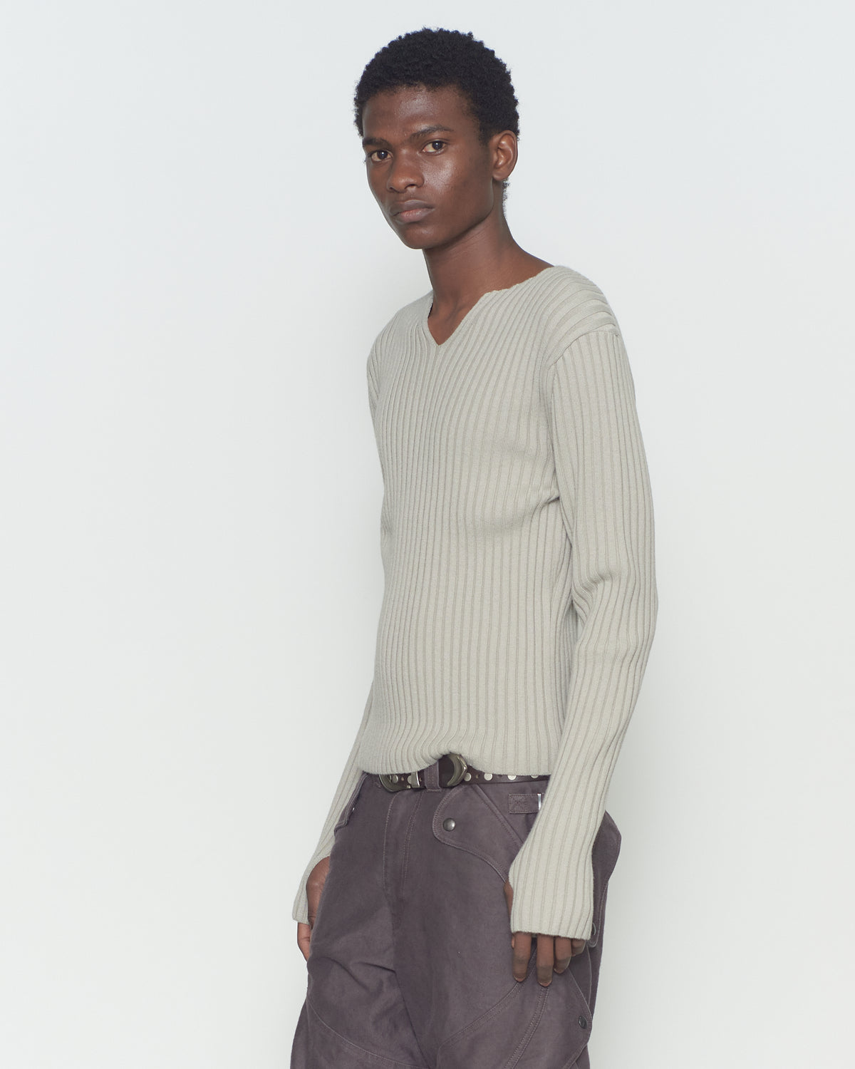 FITTED RIBBED TOP