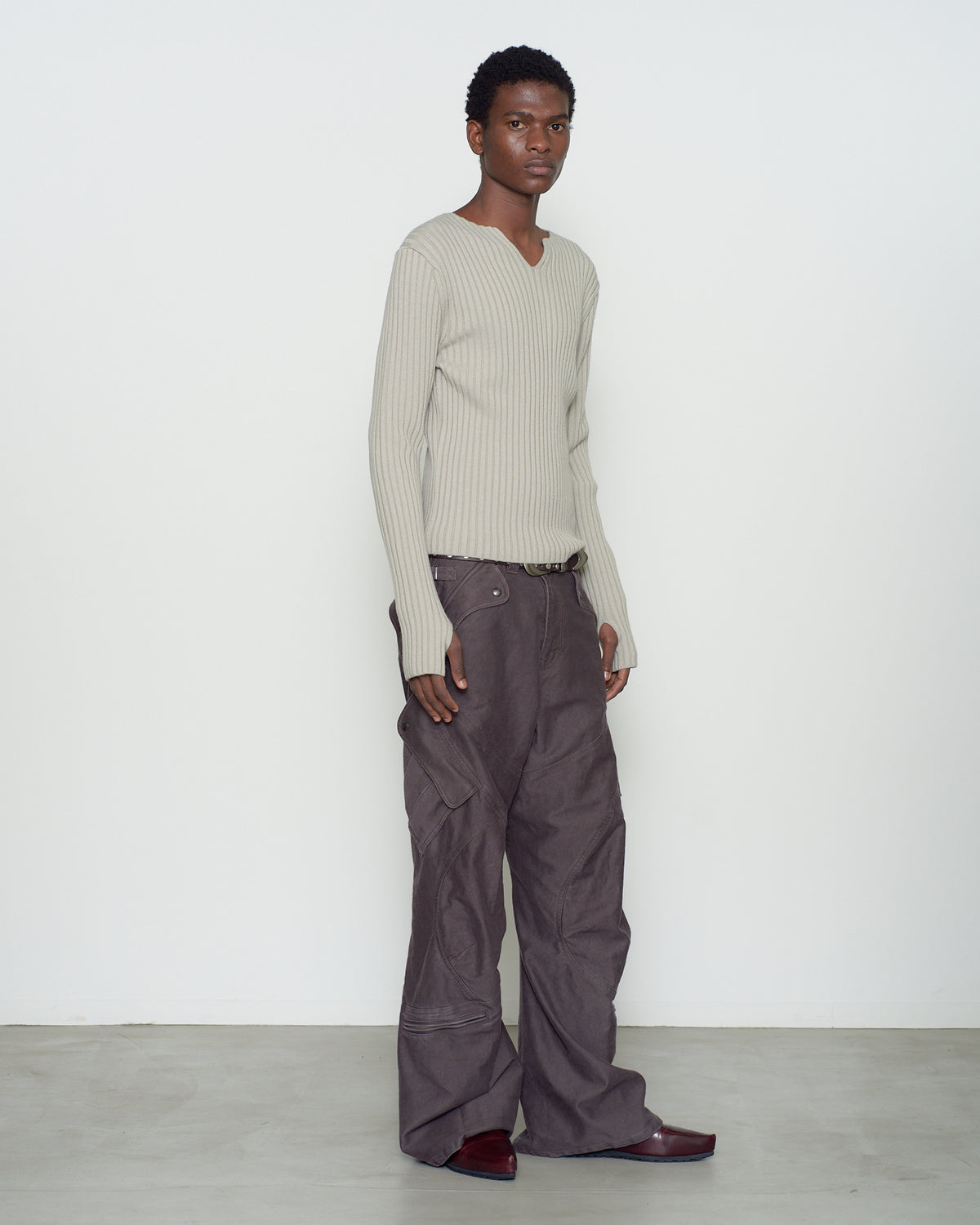 FITTED RIBBED TOP