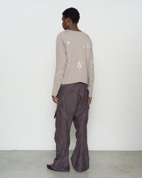 3D TWISTED CARGO PANTS