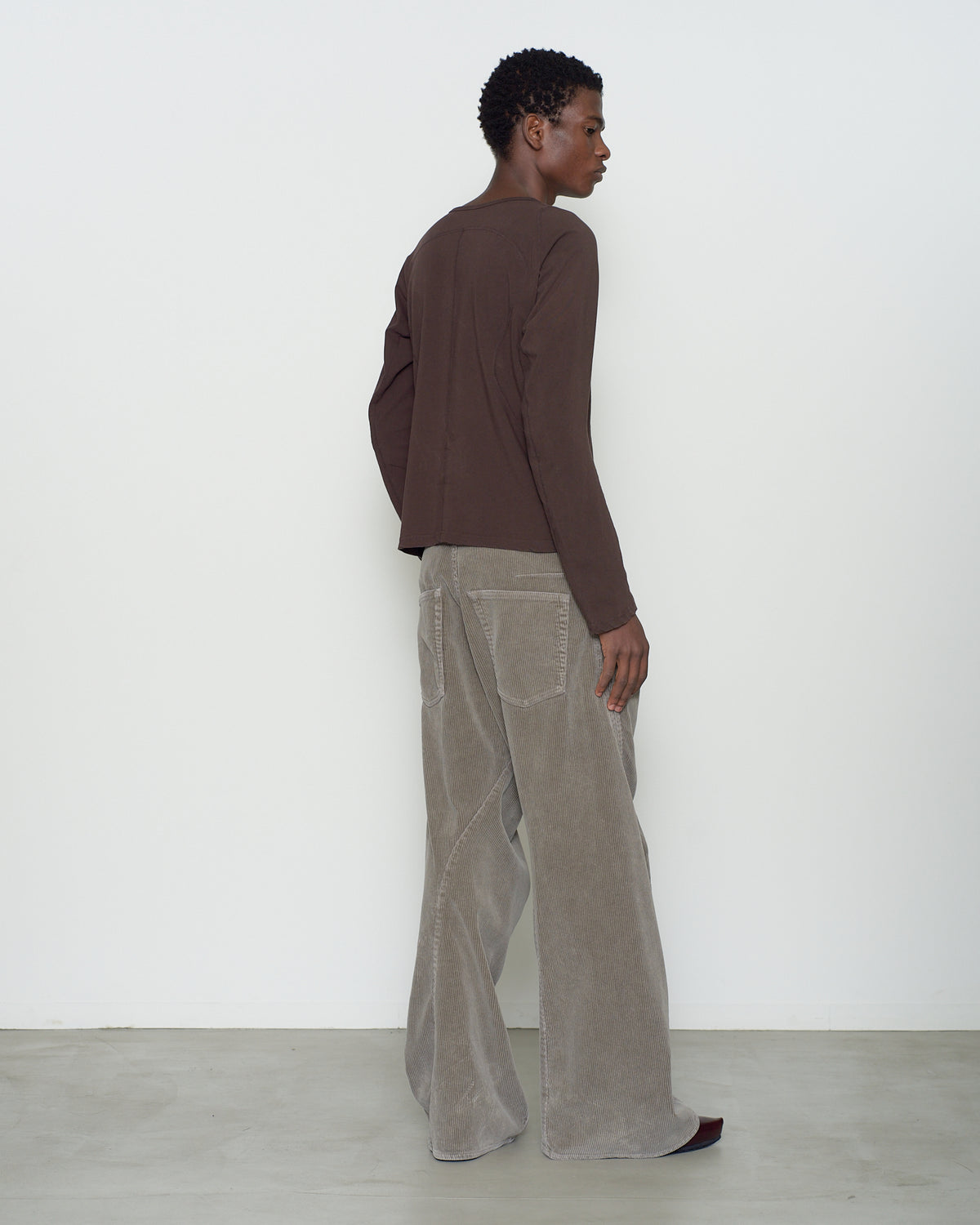 3D TWISTED WIDE LEG 5P PANTS
