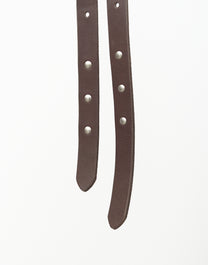 STUDDED DOUBLE PIN SPLIT
LEATHER BELT