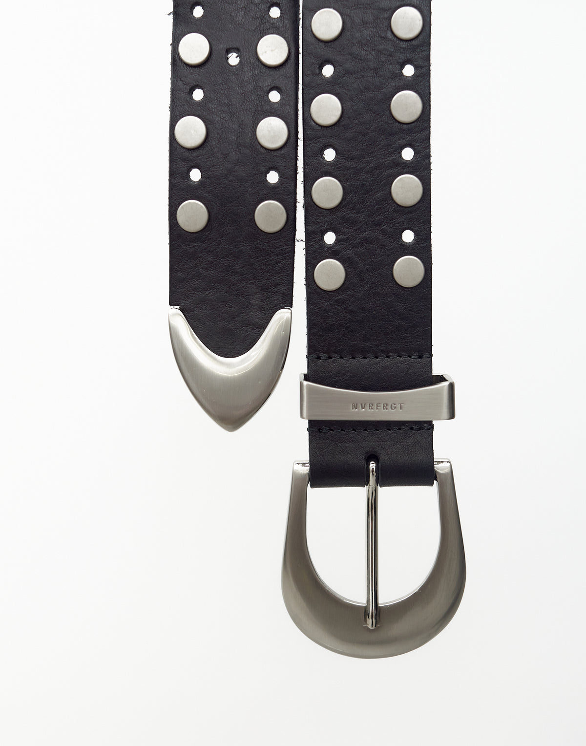 4c STUDDED LEATHER BELT