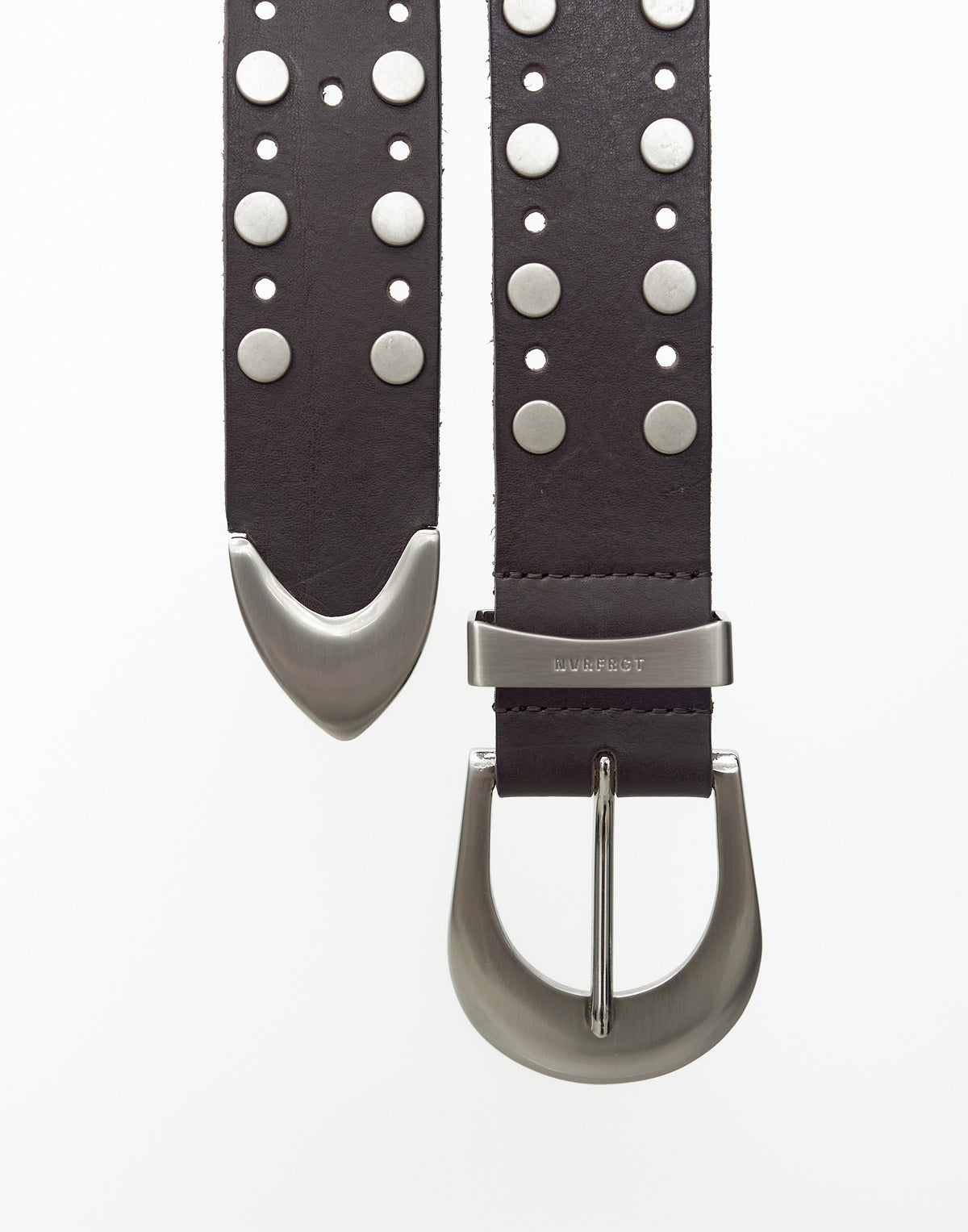 4c STUDDED LEATHER BELT
