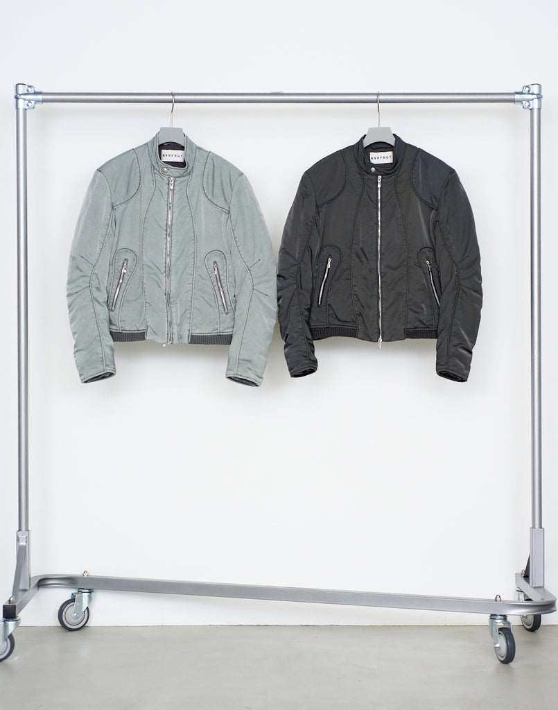 PANELLED PADDED MOTO JACKET