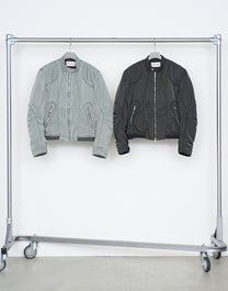PANELLED PADDED MOTO JACKET