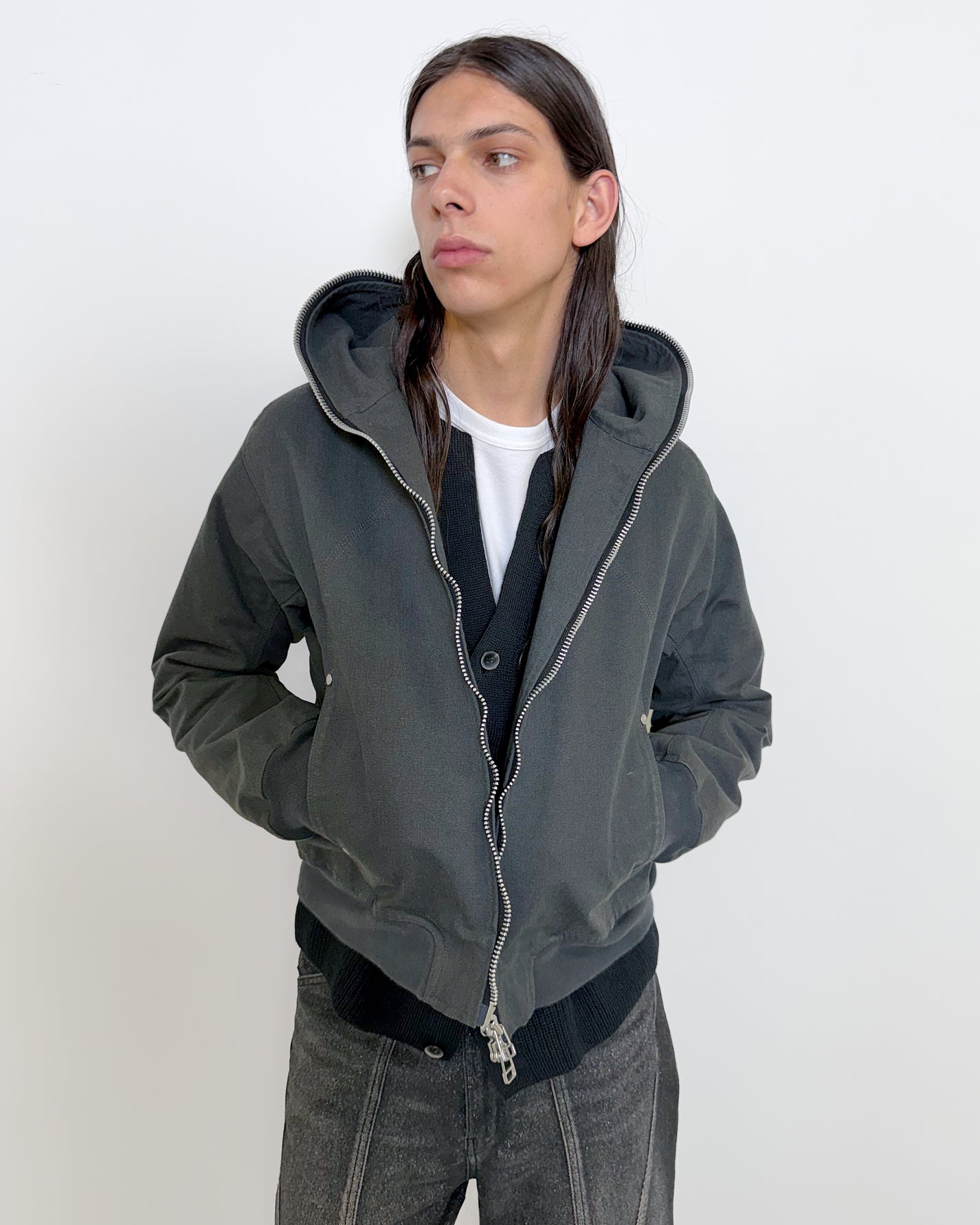 FULL ZIP UP HOODED JACKET