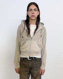 PANELED ZIP UP HOODIE