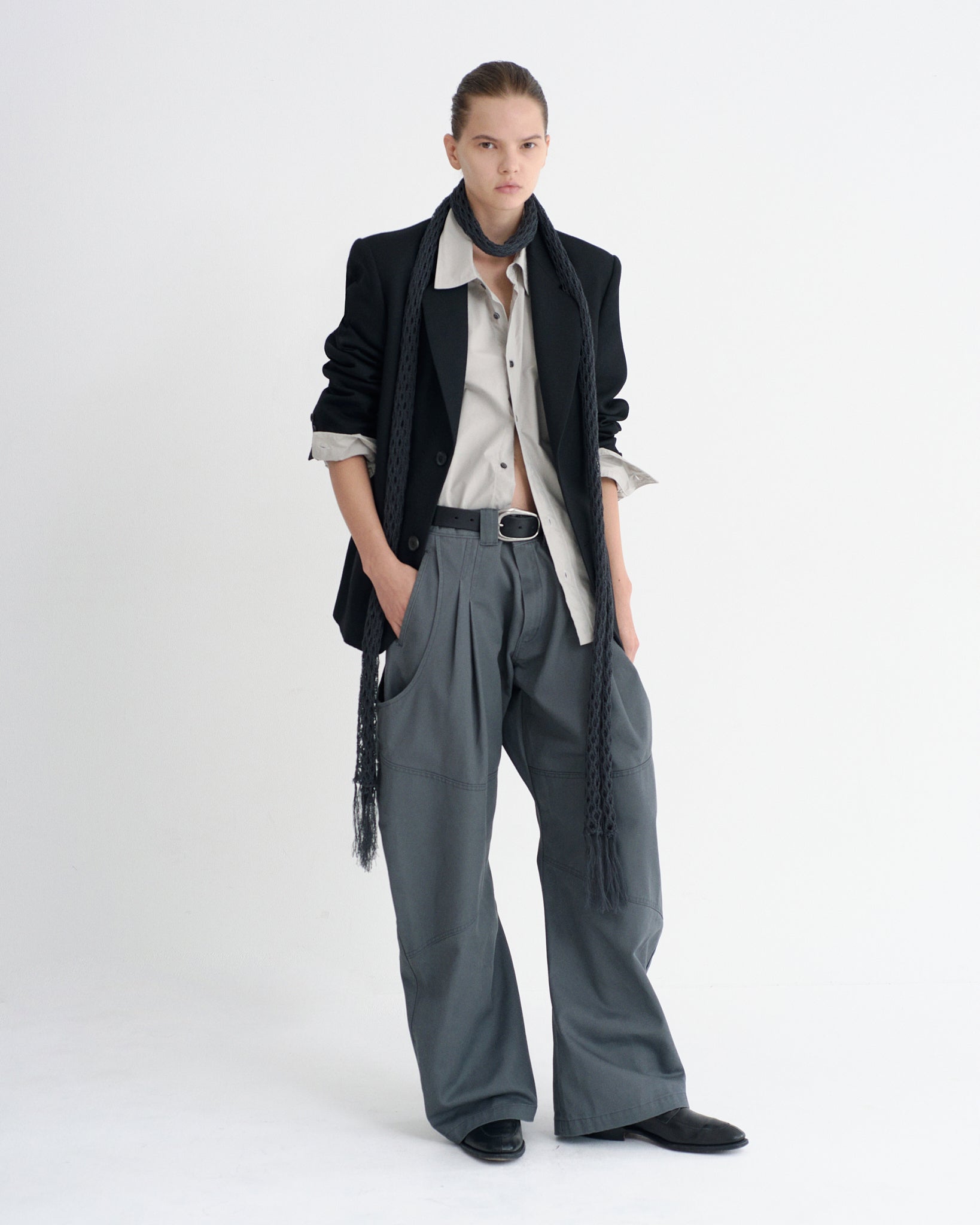 DOUBLE KNEE CURVED LEG UTILITY WORK PANTS