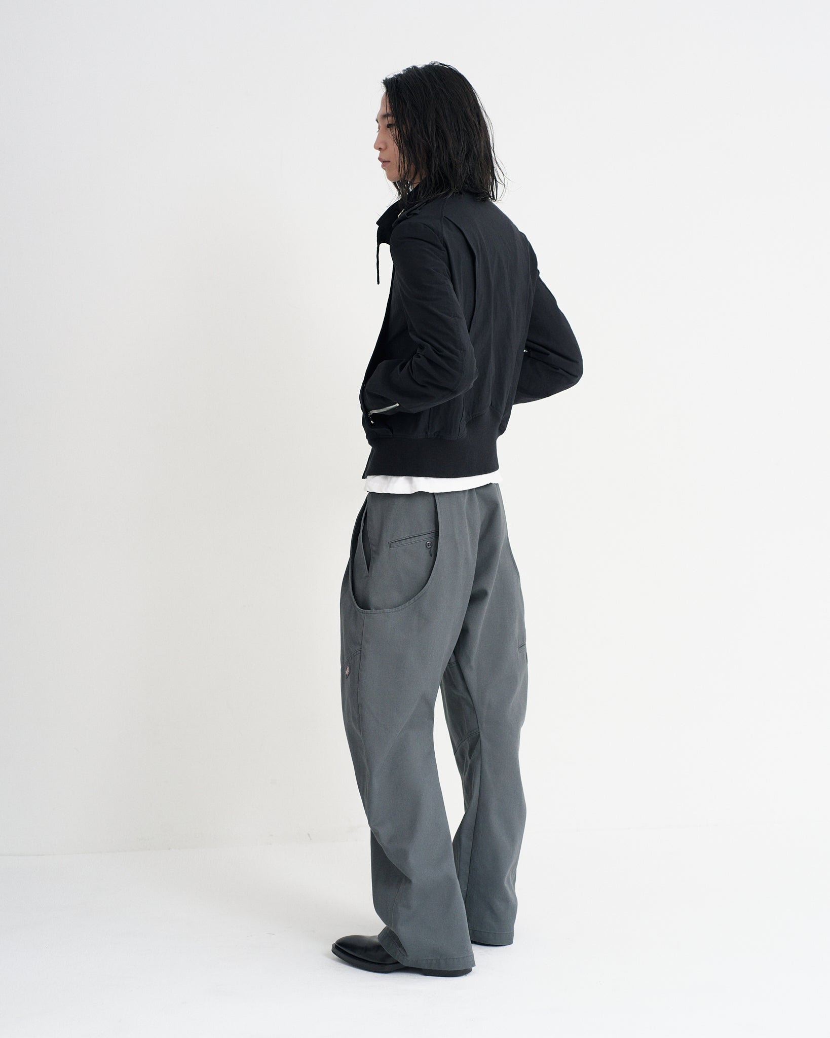 DOUBLE KNEE CURVED LEG UTILITY WORK PANTS