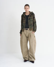 DOUBLE KNEE CURVED LEG UTILITY WORK PANTS