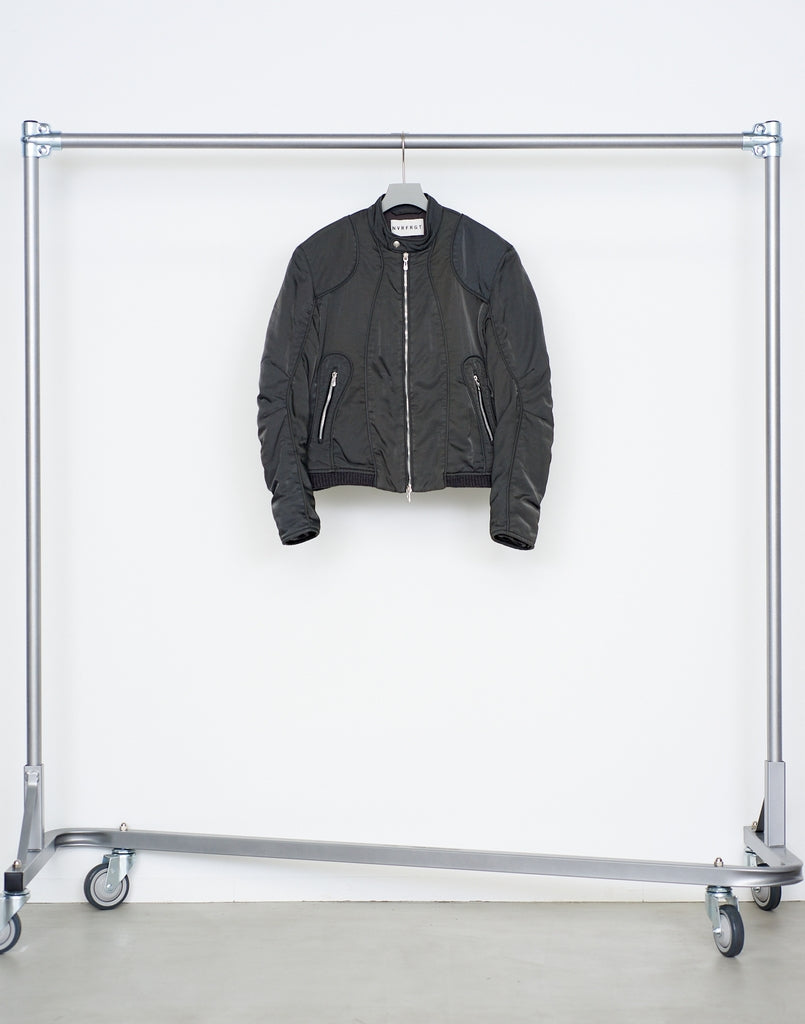 PANELLED PADDED MOTO JACKET