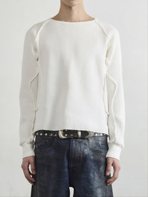 WAFFLE THERMAL LONG SLEEVE T‑SHIRT